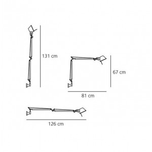 Tolomeo Braccio LED AP - Artemide