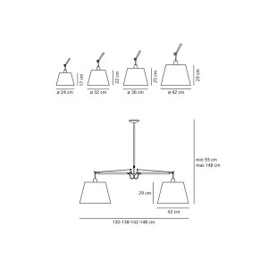 Tolomeo Basculante suspensión - Artemide