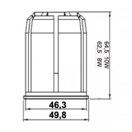 Dichroïque PAR16 LED 8W · Metalarc