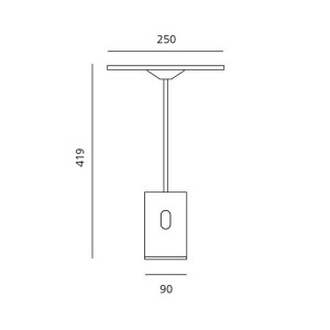 Desktop di Pausania LED - Artemide