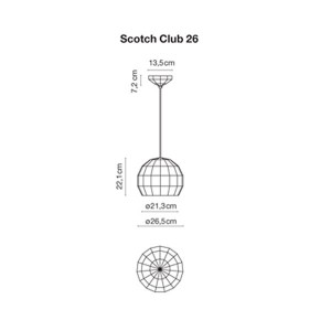 Scotch Club suspensión - Marset