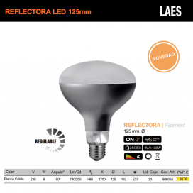Bombilla Reflectora 125mm LED - LAES