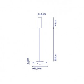 Suspension gingembre - Marset