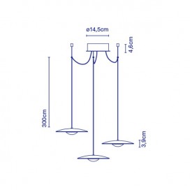 Suspension gingembre - Marset