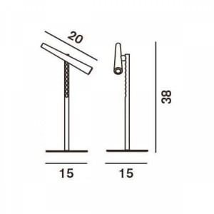 TRESS table - Foscarini