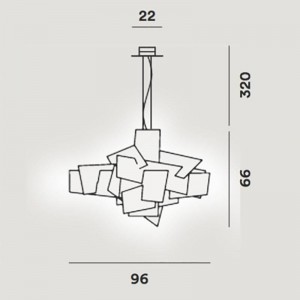 Suspensão de BIG BANG - Foscarini