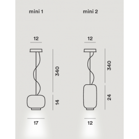 CHOUCHIN 1 suspensão - Foscarini