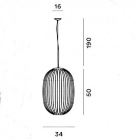 CHOUCHIN 1 Aufhängung - Foscarini