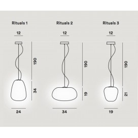 CHOUCHIN 1 suspensão - Foscarini