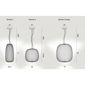 CHOUCHIN 1 Aufhängung - Foscarini