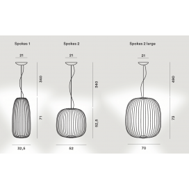 CHOUCHIN 1 Aufhängung - Foscarini