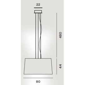 CHOUCHIN 1 Suspension - Foscarini