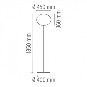 GLO-Ball F2 pied - Flos