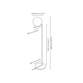 GLO-Ball F2 pied - Flos