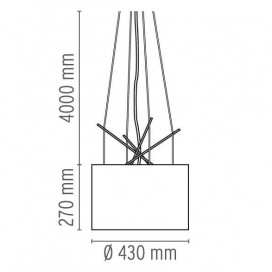 Suspension 3 garnis - Flos