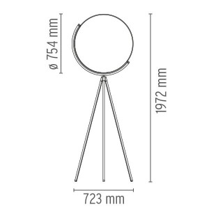 Ray F1 Fuß - Flos