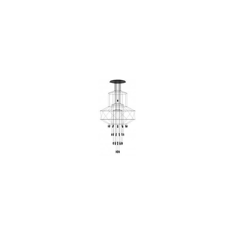 Wireflow Chandelier 0374 - Vibia