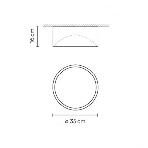 Plus 0630 superficie Techo OUTDOOR - Vibia