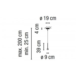 Algorithm 0820 lampara colgante - Vibia