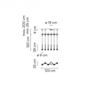 Algorithm 0830 lampara colgante - Vibia