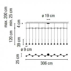 Algorithm 0840 lampara colgante - Vibia