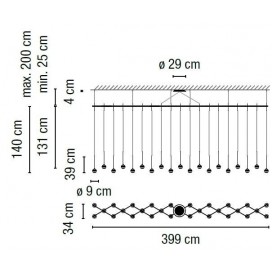 Algorithm 0850 lampara colgante - Vibia