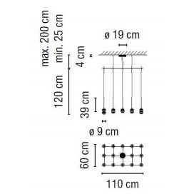 Algorithm 0870 lampara colgante - Vibia