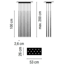 Slim 0937 lampara colgante - Vibia