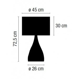 Jazz 1333 lámpara de sobremesa - Vibia