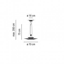 Flamingo 1540 lámpara de suspensión - Vibia