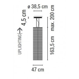 Rhythm Vertical 2142 lampara colgante - Vibia