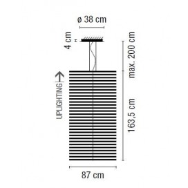 Rhythm Vertical 2152 lampara colgante - Vibia