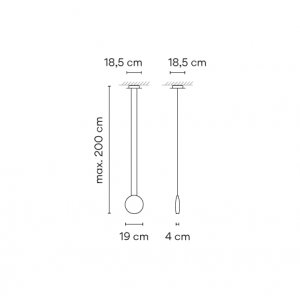 Cosmos 2500 lampara colgante - Vibia