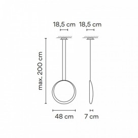 Cosmos 2502 lampara colgante - Vibia