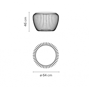 Meridiano 4710 lámpara OUTDOOR de suelo - Vibia