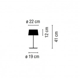 Warm 4896 lámpara de sobremesa - Vibia