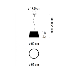 Warm 4926 lámpara de suspensión - Vibia