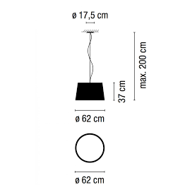 Warm 4926 lámpara de suspensión - Vibia