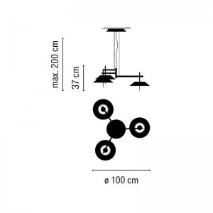 Mayfair 5530 lámpara de suspensión metacrilato - Vibia