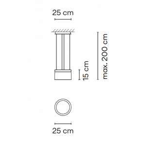 Guise 2282 lámpara de suspensión - Vibia