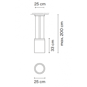 Guise 2284 lámpara de suspensión - Vibia