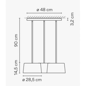 Tube Pendant 6145