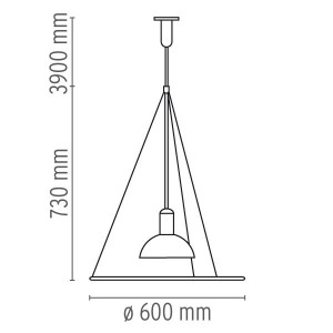 Frisbi suspensión - Flos