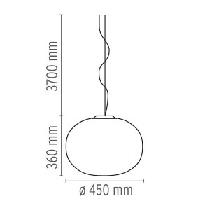 Glo-Ball S2 sospensione - Flos