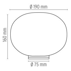 Glo-Ball Basic Zero tabletop - Flos