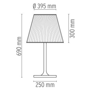 Candeeiro de mesa Ktribe T2 - Flos