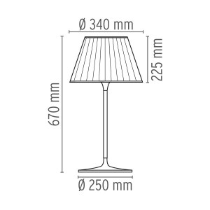 Lampe à poser Roméo Soft T1 - Flos