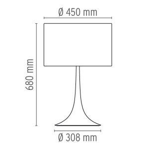 Spun Light T2 tabletop - Flos