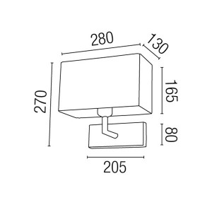 Applique Roda - Faro