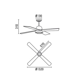 Ibiza Ventilador - Faro